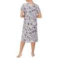 thumbnail image 3 of Secret Treasures Women's and Women's Plus Traditional Knit Short Sleeve V-Neck Gown, 3 of 7