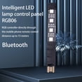 thumbnail image 4 of Tira de luz RGB, aplicación, control remoto, colorido, compatible con Bluetooth, infrarrojos, inteligente, regulable, telón de fondo, cadena LED, controlador inalámbrico, conjunto 3 kenally HA009323-03, 4 of 6
