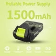 thumbnail image 3 of Pulituo 20V Cordless Drill Driver Kit, Home Tool Set with 20V Lithium-Ion Drill, 119PCS All-Purpose Kit, 21+1 Torque, 2-Speed, DIY & Home Repairs(green), 3 of 9