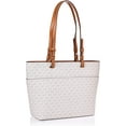 thumbnail image 6 of Michael Kors Women’s Bedford Medium Shoulder Tote Bag, MK Signature, Vanilla/Acorn, 6 of 8