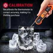 TempPro TP19H Waterproof Digital Meat Thermometer for Grilling with Ambidextrous Backlit and Motion Sensing Kitchen Cooking Food Thermometer for BBQ Grill Smoker Oil Fry Candy Thermometer (Formerly T