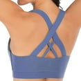 thumbnail image 3 of JINMGG Bras Summer Fall Women's Plus Size Bra Women Yoga Solid Sleeveless Cold Shoulder Casual Tanks Blouse Tops Intimates, 3 of 5