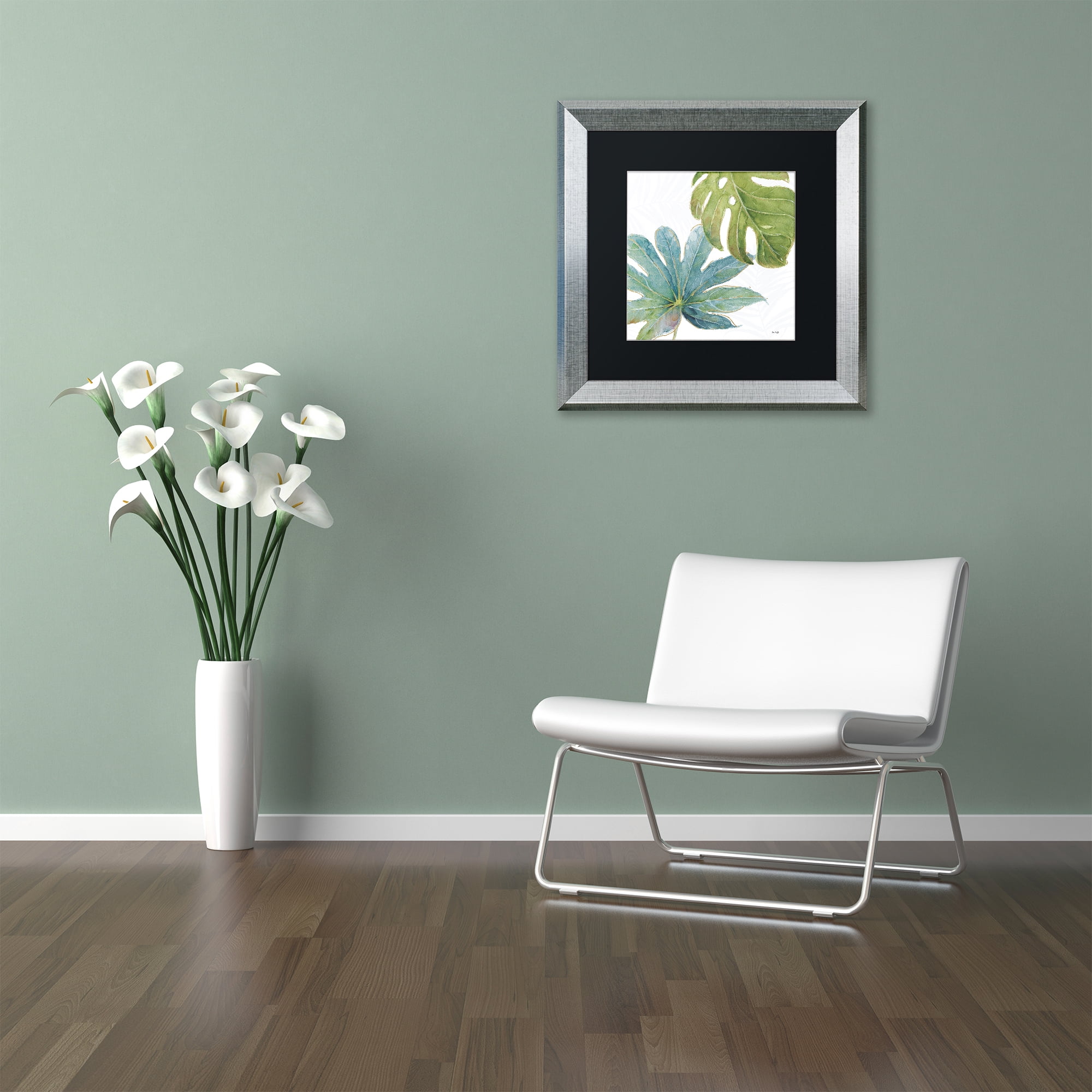 Lisa Audit 'Tropical Blush VII' Matted Framed Art