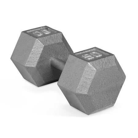 CAP Barbell 90lb Cast Iron Hex Dumbbell, Single