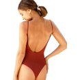 thumbnail image 1 of Women's Open Back Basics T Shirt Sleeveless Strap Bodycon Cami Bodysuit Tops, 1 of 5