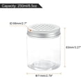 thumbnail image 2 of 8 Pcs Empty Scent Beads Storage Container 8.5oz/250ml Air Freshener Tins Round Refillable Spice Containers Plastic Jars Sample for Travel - 250ml, 2 of 6