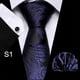 thumbnail image 1 of Corbata para hombre, traje formal, traje profesional a rayas, traje de verano, 1 of 6