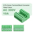 thumbnail image 5 of 5PCS 6-Pin PCB Mount Screw Terminal Block Connector 5.08mm/0.2inch Pitch, 5 of 5