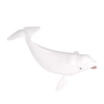 thumbnail image 1 of 1PC Simulation Sea Creature White Whale Model Plastic Ocean Animal Decoration Educational Toy for Home Shop White, 1 of 8
