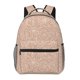 thumbnail image 1 of Fotbe Beige Sparkling Glitter Mochila Casual con Estampado para Escuela, Viajes y Actividades al Aire Libre - Duradera, Ligera y Cómoda, 1 of 5
