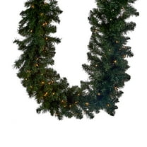 Kurt S. Adler Kurt Adler 9-Foot Prelit Twinkle LED Vanderbilt Garland - Teal