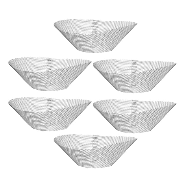 ETHZZLE 6Pcs Range Hood Aluminum Filter Heat Resistant Mesh Net for Kitchen Vent Replacement