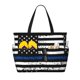thumbnail image 1 of Easygdp Thin Blue Line Flag Bolsa de Viaje de Playa de Gran Capacidad, Bolsa Tote Perfecta para la Playa, Escapadas de Fin de Semana y Viajes, 1 of 7