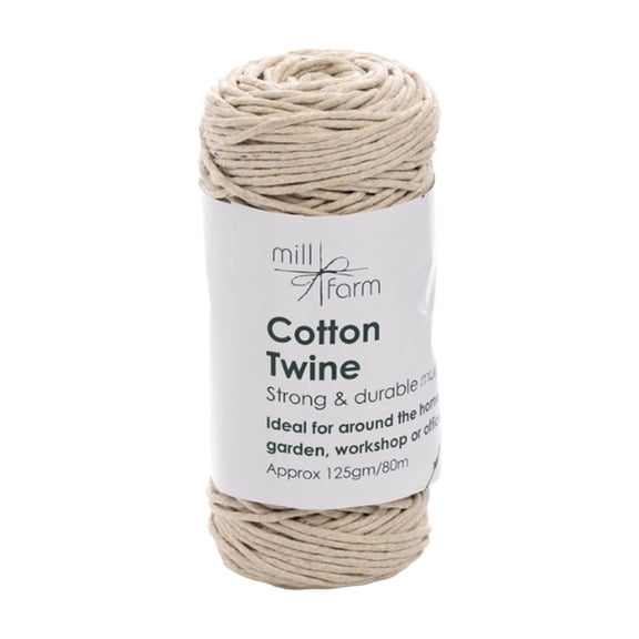 Mill Farm Cotton Twine Spool Small 125g / 80m
