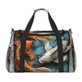 thumbnail image 1 of Easygdp Colorful Koi Fish Art Bolsa de Gimnasio, Bolsa de Viaje Duffel, Bolsa de Fin de Semana con Compartimentos, Bolsa de Mano para Noche, 1 of 7
