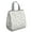 LightGray Cartoon Dinosaurs, variant on LightColorful BirdsFootprints Pattern Insulated Lunch Bag for Women & Adults,Large Portable Soft Cooler Lunch Bag,Thermal Food Storage Tote with Pearl Cotton,8.66L,8.75x5.75x9.5 Inch