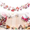thumbnail image 5 of Guirnalda navideña Decoración navideña Decoración 3 m Papá Noel Cerca Reno Muñeco de nieve Navidad tr, 5 of 5