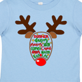 thumbnail image 4 of Inktastic Christmas Reindeer Face with Names and Red Nose Boys or Girls Toddler T-Shirt, 4 of 5