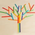 thumbnail image 6 of LABRIMP 400Pcs Khaki Wood Craft Sticks for Projects, Classroom Activities, Arts & Crafts Supplies, 6 of 8