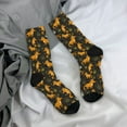 thumbnail image 5 of Hirioo Funny Fox by the Field Pattern Adult Middle Tube Socks Breathable Sock Non-Pilling,Contrasting Color Design, 5 of 6