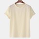 thumbnail image 2 of Hombres Casual Cuello Redondo Sloid Shorts Mangas Cool Camiseta Moda Blusa Pompotops oipoqjl31717, 2 of 3