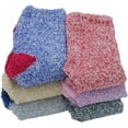 thumbnail image 6 of ToBeInStyle Women's Pack of 6 Soft Plush Warm Fuzzy Winter Socks - Marled, 6 of 7