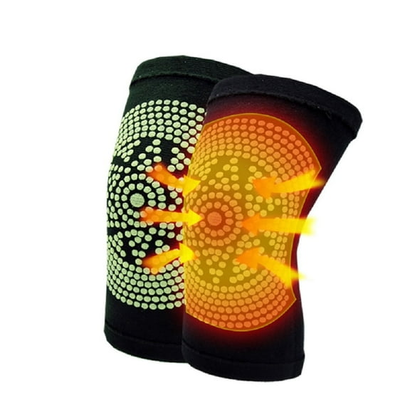 Knee Warmers, Elastic Cotton Knee Sleeves - For Women, Men, Circulation Improvement and Joint Pain Relief for Arthritis Knees, One Pair
