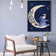 thumbnail image 3 of Cuadros Decorativos Cuadro de diamante redondo completo 5D de 12x16 pulgadas, burro en la luna, imagen de diamantes de imitación DQrwqpou Nuevos Originales, 3 of 9