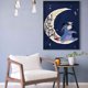 thumbnail image 3 of Cuadros Decorativos Cuadro de diamante redondo completo 5D de 12x16 pulgadas, burro en la luna, imagen de diamantes de imitación DQrwqpou Nuevos Originales, 3 of 9