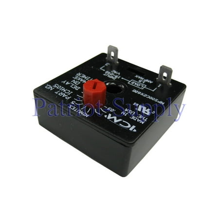 

ICM Controls ICM105 Delay-on-Make Timer with .03-10 minute adjustable delay universal 18-240 VAC