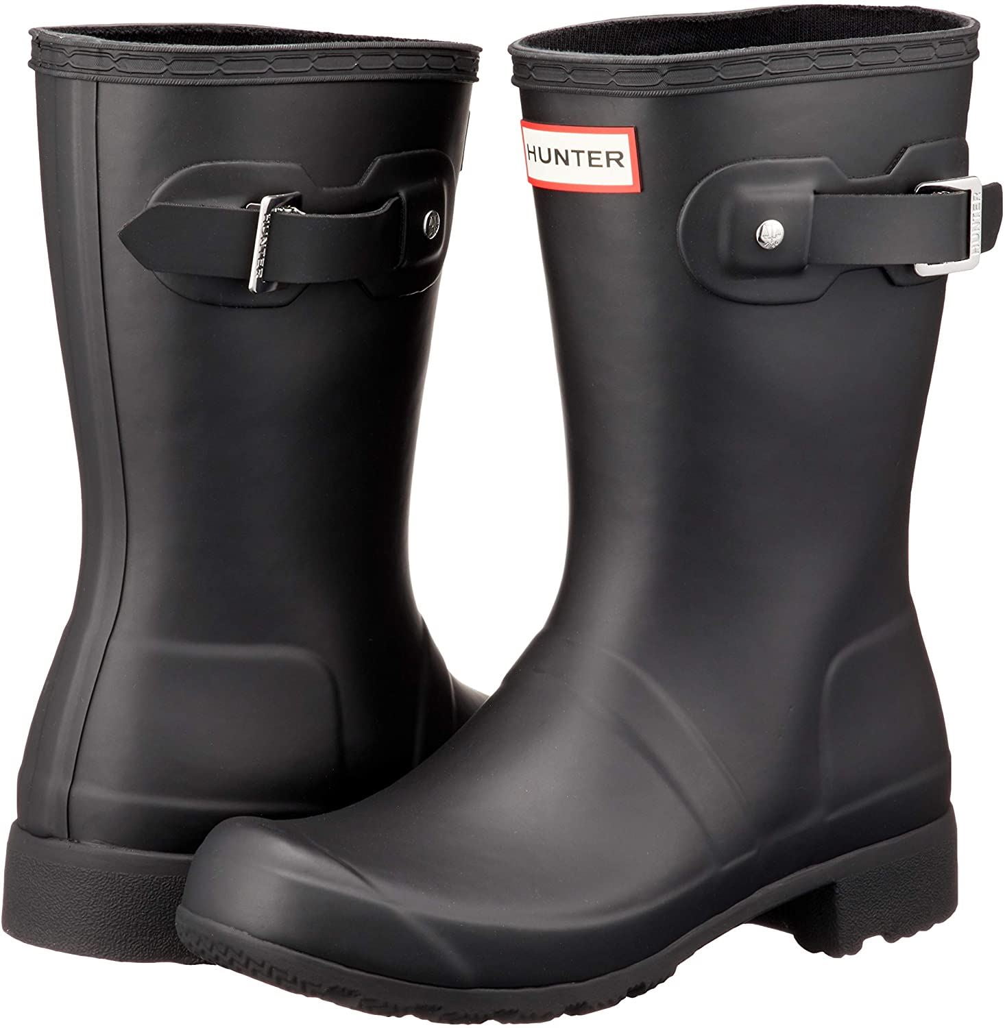 HUNTER ORIGINAL TOUR SHORT Rain Boots Navy Matte - Walmart.com