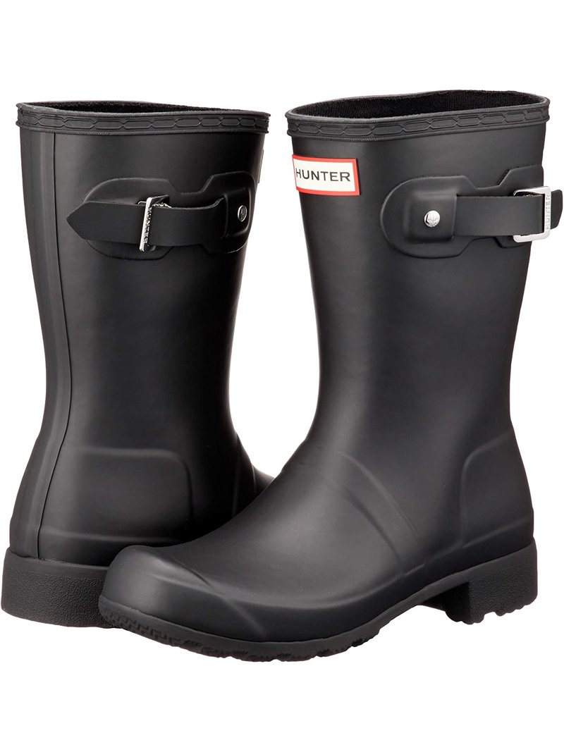 HUNTER ORIGINAL TOUR SHORT Rain Boots Navy Matte - Walmart.com