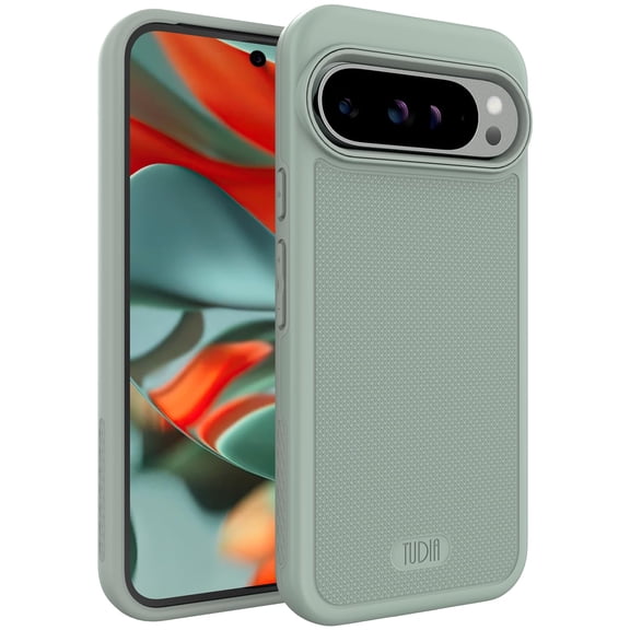 Funda TUDIA Pixel 9 Pro XL 2024, grado militar, a prueba de golpes, verde