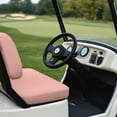 thumbnail image 3 of Uorisanigo Pale Pink Golf Cart Seat Cushion Club Car Anti-Hot Golf Cart Seat Covers Scratch-Resistant Seats Cushion and Backrest Pad for Most 2 Passenger Club Car, 3 of 7