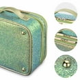Byootique Professional Large Organizer, Portable Glitter Makeup Train ...