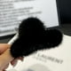 thumbnail image 5 of Mink Velvet Hair Barrettes - Material suave, todo tipo de cabello, clip seguro, para un peinado sin esfuerzo Viajes diarios, 5 of 5