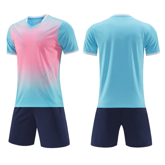 Kids Soccer Jersey Custom Boys Football Shirt Short Youths