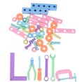 thumbnail image 1 of Juego de bloques de construcción DIY Manual de montaje de tornillos juguete educativo para niños (108 y 5), 1 of 9