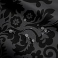 thumbnail image 4 of Adults Gothic Damask Shower Curtain Antique Victorian Baroque Bathroom Curtain Black Grey Greenish Vintage Floral Bathroom Accessories Bohemian Exotic Decor 12 Hooks, 4 of 4