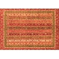 thumbnail image 1 of Ahgly Company Indoor Rectangle Abstract Orange Modern Area Rugs, 2' x 3', 1 of 4