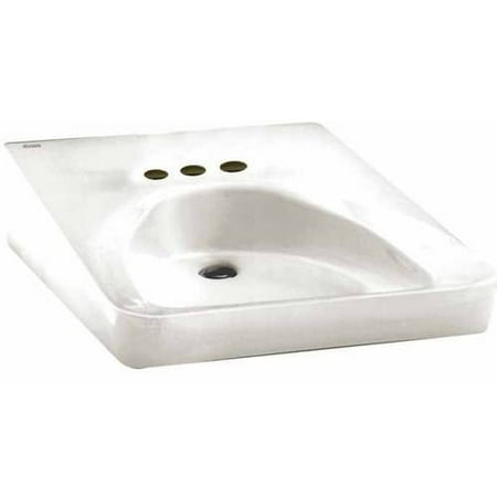 American Standard ADA Compliant 20'' Wall Mount Bathroom Sink with ...