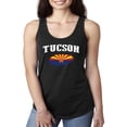 thumbnail image 1 of Normal is Boring - Women's Racerback Tank Top, up to Women Size 2XL - Tucson Arizona Flag, 1 of 5
