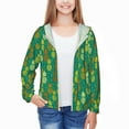 thumbnail image 3 of Cauagu Pineapples1 Print Sun Protection Jacket for Teen,Full-Zipper Long Sleeve Sun Shirts with Pockets UV Hoodie Shirts Outdoor Athletic Jacket-Large, 3 of 7