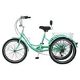 thumbnail image 6 of LILYPELLE 24" Adult Tricycle 7 Speed, Three Wheel Bikes for Adults 400lbs,Low-Step Through Trike Cruiser for Exercise Shopping Outdoor Activities,Cyan, 6 of 13