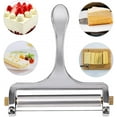 thumbnail image 4 of Rebanador de queso/rebanador de queso con espesor ajustable, cortador de queso de alambre de alta calidad para queso blando, queso semiduro, queso duro, utensilio de cocina Adepaton WL-00619, 4 of 7