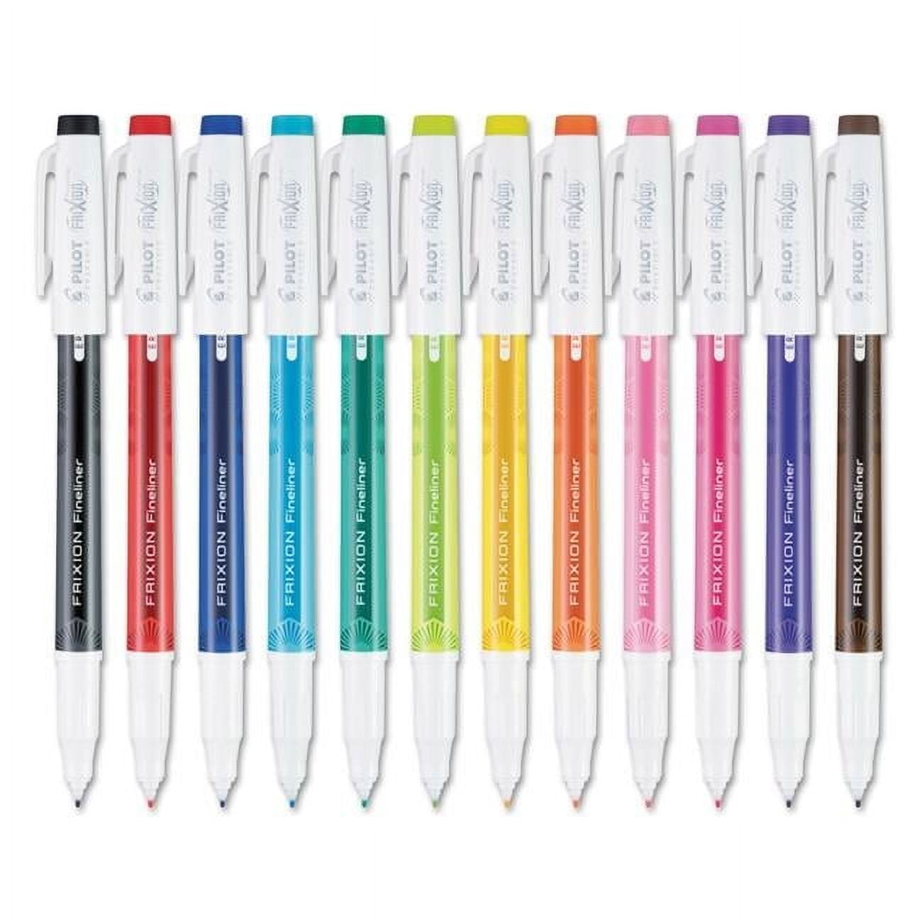 Pilot FriXion Erasable Stick Marker Pen 0.6 mm Blue Ink/Barrel Dozen 11467