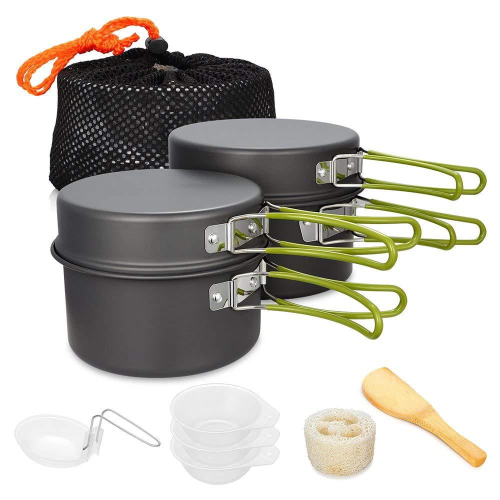 Camping Cookware Set Campfire Cooking 