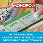 Ms. Monopoly Board Game for Families and Kids Ages 8 and Up
