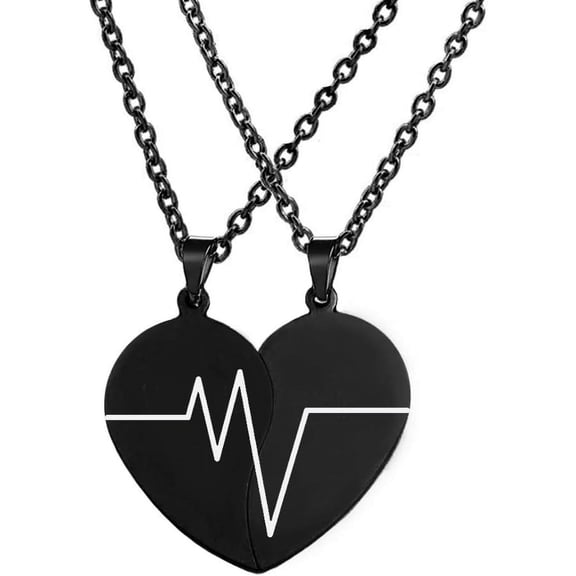 Best Friend Necklaces Bff Necklace For 2 Friendship Valentines Day Gifts Matching Heart Pendant Necklace Best Friends Forever[o6746]