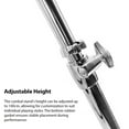 thumbnail image 3 of Support Cymbale Portable Hi-Hat avec Pédale Lisse 3 Pieds Support Réglable en Hauteur pour Pratique Cymbale Universelle, 3 of 6